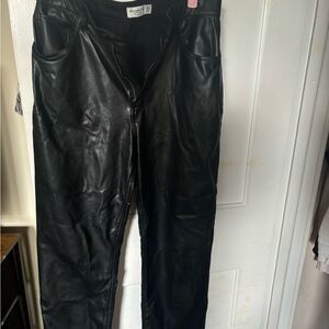 Black Leather Pants